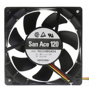 SANYO 9G1248G404 48V 0.23A 3wires Cooling Fan