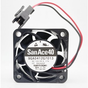 SANYO 9GA0412G7013 12V 0.17A 2wires Cooling Fan - New