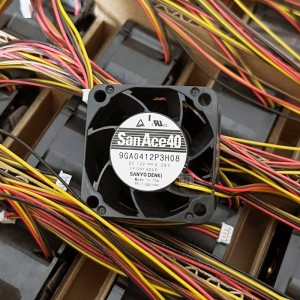 SANYO 9GA0412P3H08 12V 0.28A 4wires Cooling Fan