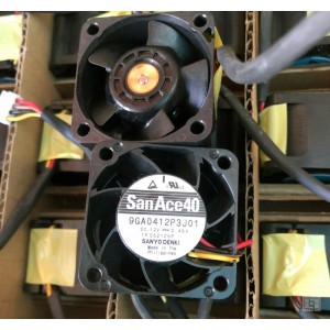 SANYO 9GA0412P3J01 12V 0.49A 4wires Cooling Fan 