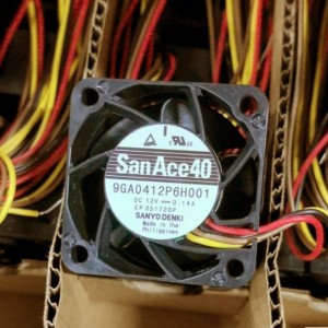 SANYO 9GA0412P6H001 12V 0.14A 4wires Cooling Fan 