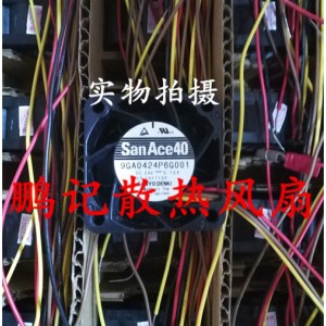 SANYO 9GA0424P6G001 24V 0.13A 4wires Cooling Fan