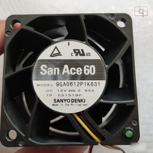 Sanyo 9GA0612P1K631 12V 0.95A 4wires Cooling Fan