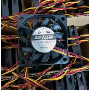 SANYO 9GA0612P9G001 12V 0.27A 4wires Cooling Fan