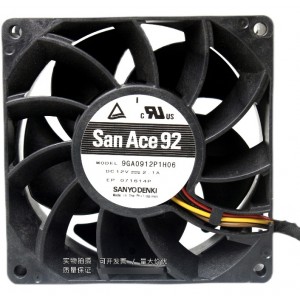 Sanyo 9GA0912P1H06 12V 2.1A 4wires Cooling Fan 