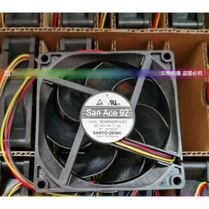 SANYO 9GA0924P4J03 24V 0.2A 4Wires Cooling Fan 
