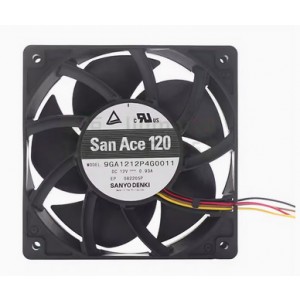 Sanyo 9GA1212P4G0011 12V 0.93A 4wires Cooling Fan 