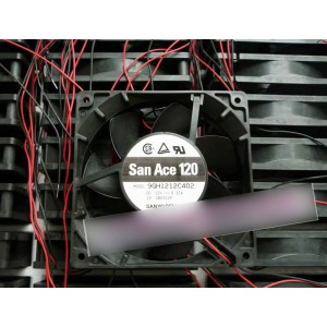 SANYO 9GH1212C402 12V 0.21A 2wires Cooling Fan