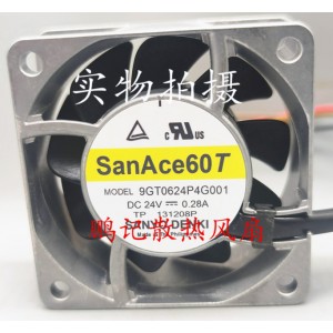 SANYO 9GT0624P4G001 24V 0.28A 4wires Cooling Fan 