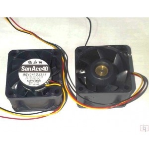 SANYO 9GV0412J327 12V 0.60A 3wires Cooling Fan 