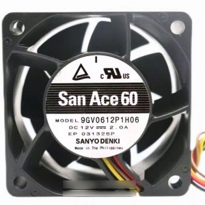 SANYO 9GV0612P1H06 12V 2.0A 4wires Cooling Fan