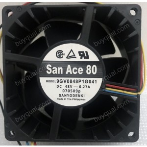 SANYO 9GV0848P1G041 48V 0.27A 0.84A 4wires cooling fan