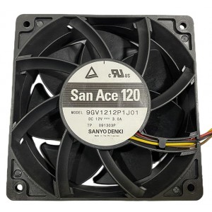 SANYO 9GV1212P1J01 12V 3A 4wires Cooling Fan