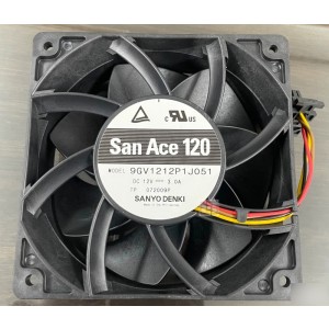 SANYO 9GV1212P1J051 9GV1212P1J05 12V 3.0A 4wires Cooling Fan - Original New