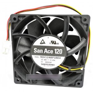SANYO 9GV1248P1B04 49V 0.43A 4wires Cooling Fan