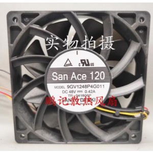 SANYO 9GV1248P4G01 9GV1248P4G011 48V 0.42A 4wires Cooling Fan 