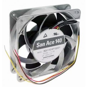 Sanyo 9GV1424P1G001 24V 2.3A 3wires Cooling Fan