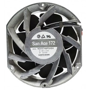 SANYO 9GV5748P5H04 48V 2.0A 4wires cooling fan - New