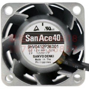 SANYO 9HV0412P3K001 12V 1.52A 4wires Cooling Fan - New
