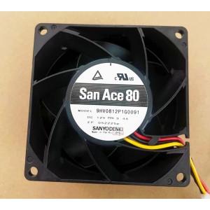 Sanyo 9HV0812P1G0091 12V 3.4A 4wires Cooling Fan