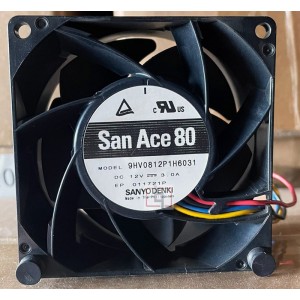 SANYO 9HV0812P1H6031 12V 3.0A 4wires Cooling Fan