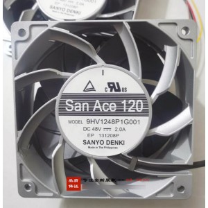 SANYO 9HV1248P1G001 48V 2.0A 4wires Cooling Fan - New