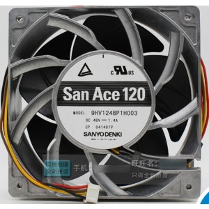 SANYO 9HV1248P1H003 48V 1.4A 4wires Cooling Fan