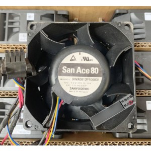 SANYO 9HVA0812P1G0031 12V 3.5A 4wires Cooling Fan