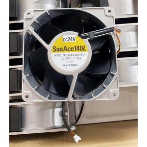 SANYO 9LB1424H5H04 24V 0.63A 3wires Cooling Fan