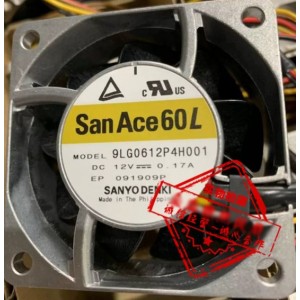 SANYO 9LG0612P4H001 12V 0.17A 4wires Cooling Fan