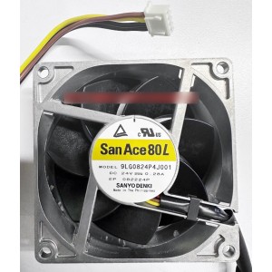 Sanyo 9LG0824P4J001 24V 0.26A 3wires Cooling Fan