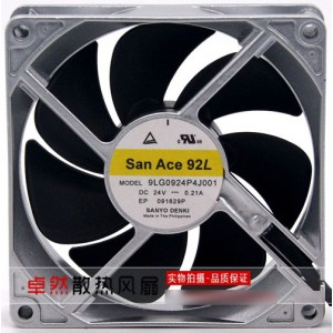 SANYO 9LG0924P4J001 24V 0.21A 3wires Cooling Fan