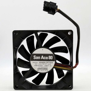 SANYO 9PH0812P7S04 9PH0812P7S06 12V 0.26A 4wires Cooling Fan 