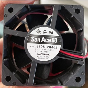 Sanyo 9S0612M402 12V 0.07A 2wires Cooling Fan
