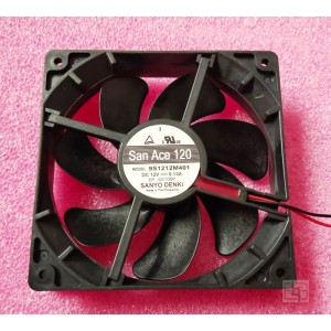 SANYO 9S1212M401 12V 0.13A 2wires 3wires Cooling Fan