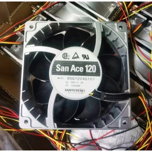 SANYO 9SG1224G101 24V 2A 3wires Cooling Fan - Original New