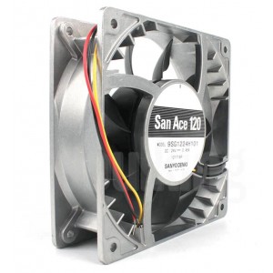 SANYO 9SG1224H101 24V 0.46A 3Wires Cooling Fan 