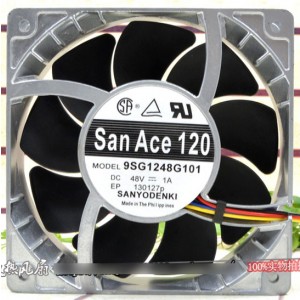 SANYO 9SG1248G101 48V 1A 4wires Cooling Fan