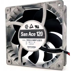SANYO 9SG1248P1G03 48V 1A 4wires cooling fan