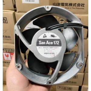 SANYO 9SG5748P5G01 48V 2.91A 4wires Cooling Fan - New