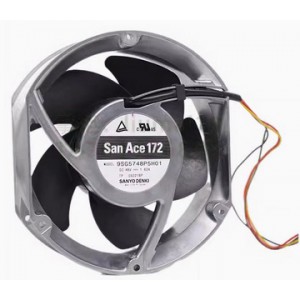 SANYO 9SG5748P5H01 48V 2.6A 3wires Cooling Fan