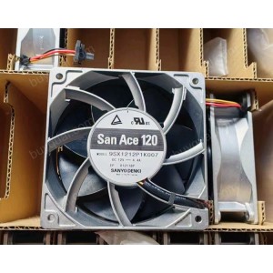 SANYO 9SX1212P1K007 12V 4.4A 4wires Cooling Fan