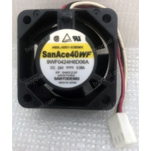 SANYO 9WF0424H6D06 9WF0424H6D06A 24V 0.11A 0.08A 3 wires Cooling Fan