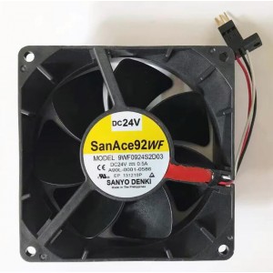 SANYO/FANUC 9WF0924S2D03 A90L-0001-0586 24V 0.5A 3wires cooling fan