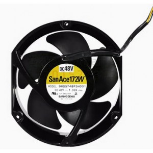 SANYO 9WG5748P5H001 48V 1.62A 2wires Cooling Fan