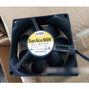 SANYO 9WP0812G405 12V 0.38A 3wires Cooling Fan