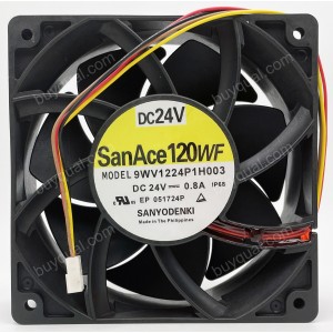 Sanyo 9WV1224P1H003 24V 0.8A 4wires Cooling Fan