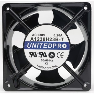 UNITEDPRO A1238H23B-T 230V 0.20A 2wires Cooling Fan 