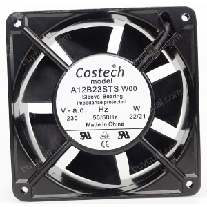 Costech A12B23STS W00 230V 22/21W 2wires Cooling Fan
