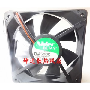 Nidec TA450DC A34346-55 12V 0.33A 2wires Cooling Fan